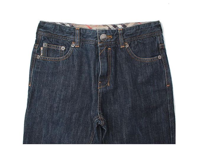 Burberry Pantaloni in denim indaco per bambini (anni) Blu - vista 4