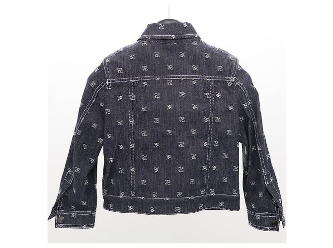 Fendi Giacca di jeans junior per bambini Blu - vista 4