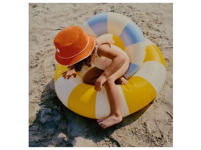 Hermès Bucket Hat Animaux Nattes Rosso - vista 5