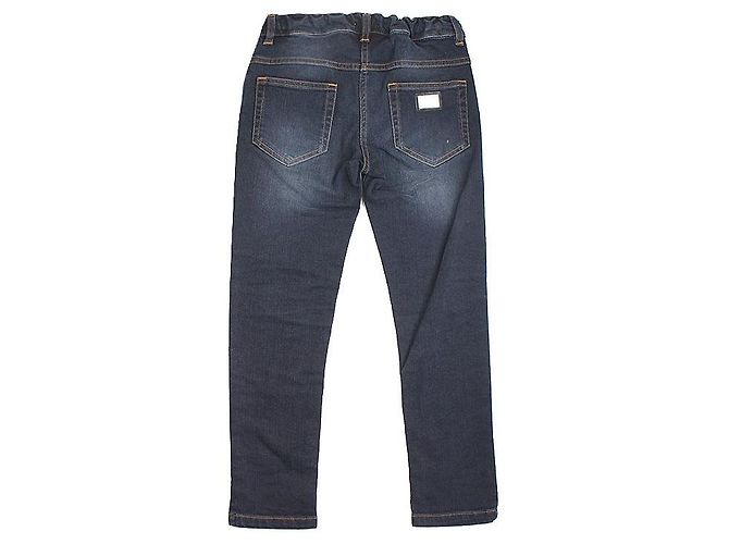 Dolce & Gabbana Kinder Jeanshose in Anthrazitgrau Braun - Ansicht 2