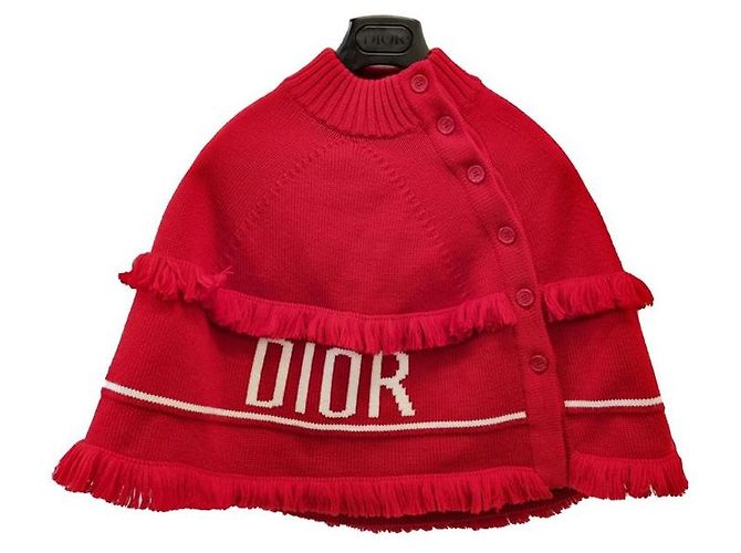 Dior Wollstrick für Kinder Rot - Ansicht 3