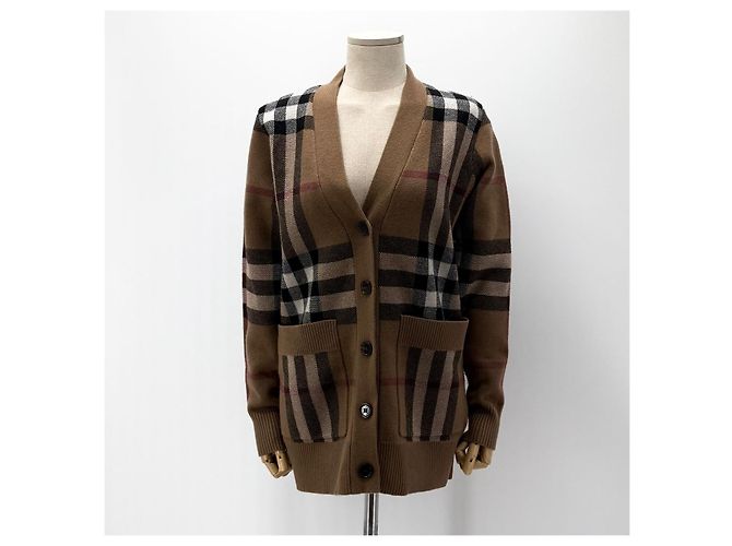 Burberry Cashmere-Cardigan mit Karomuster Mehrfarben - Ansicht 2