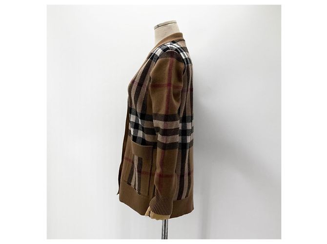 Burberry Cashmere-Cardigan mit Karomuster Mehrfarben - Ansicht 3