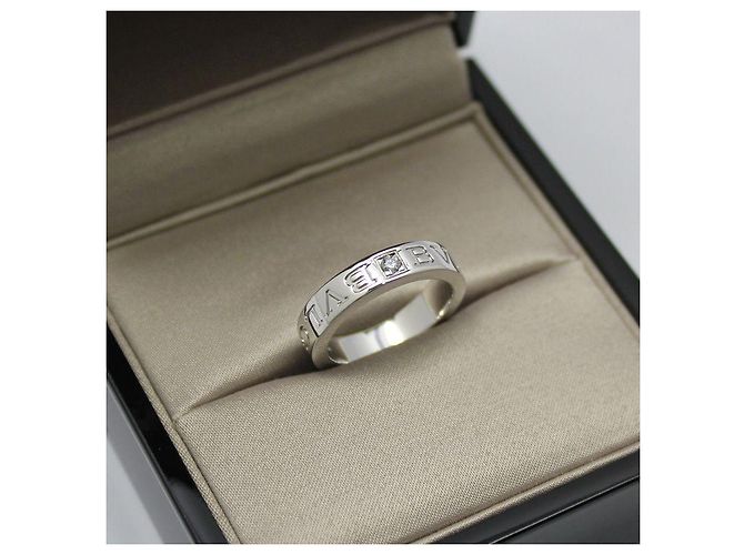 Bulgari Bvlgari BB Diamond Essential Ring aus Weißgold Größe - Ansicht 3