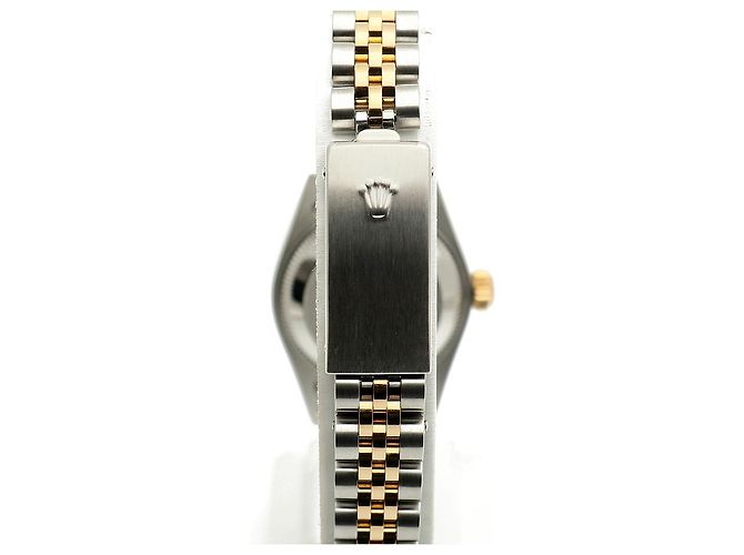 Rolex Orologio Datejust da donna con quadrante in oro champagne e diamanti, combinato, con garanzia D'oro - vista 8