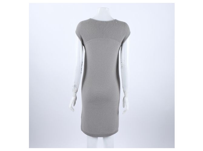 Hermès Vestido de punto sin mangas Hermes Castaño - vista 3