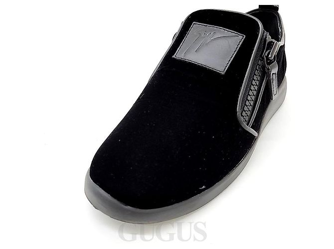 Giuseppe Zanotti Mocassin en velours - vue 5