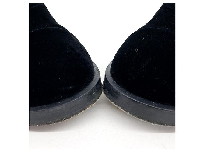 Mocassini in velluto Chanel Nero - vista 2