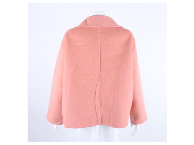 Hermès Cashmere-Jacke mit Reißverschluss Pink - Ansicht 3