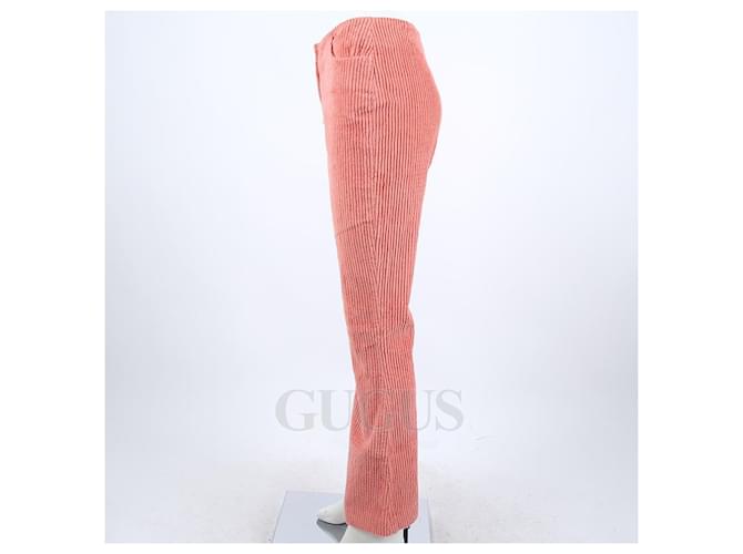 Acne Pantalones de pana Rosa - vista 2