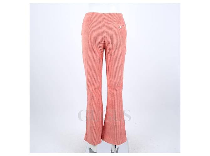 Acne Pantalones de pana Rosa - vista 3