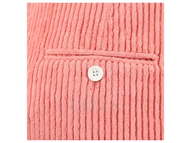 Acne Pantalones de pana Rosa - vista 4