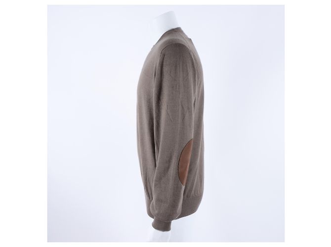 Langarm-Strick von Brunello Cucinelli Braun - Ansicht 2