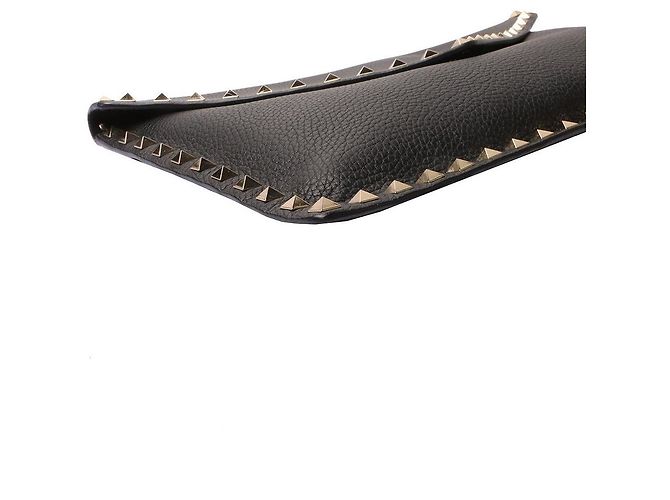 Valentino Clutch a bustina Rockstud Nero - vista 5