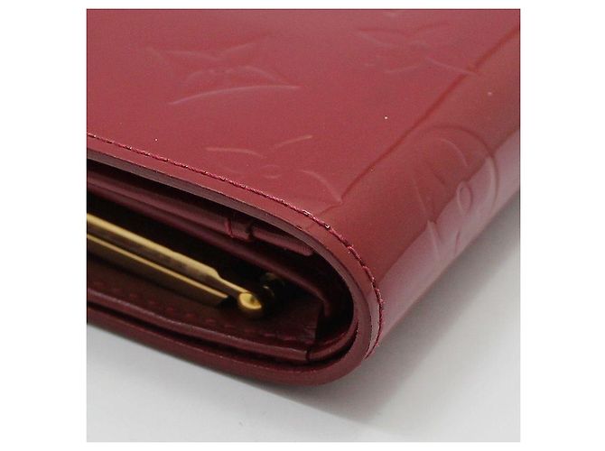 Louis Vuitton Cartera Monogram Vernis Palm D'Amour Roja - vista 10