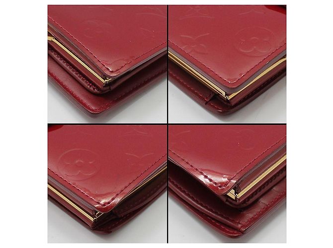 Louis Vuitton Cartera Monogram Vernis Palm D'Amour Roja - vista 12