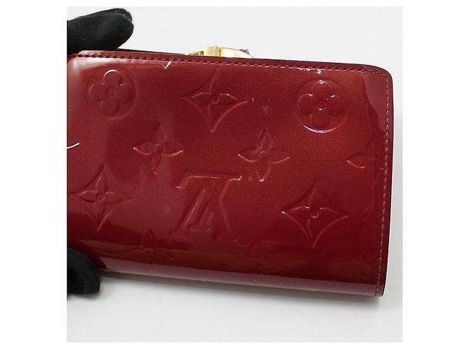 Louis Vuitton Cartera Monogram Vernis Palm D'Amour Roja - vista 4