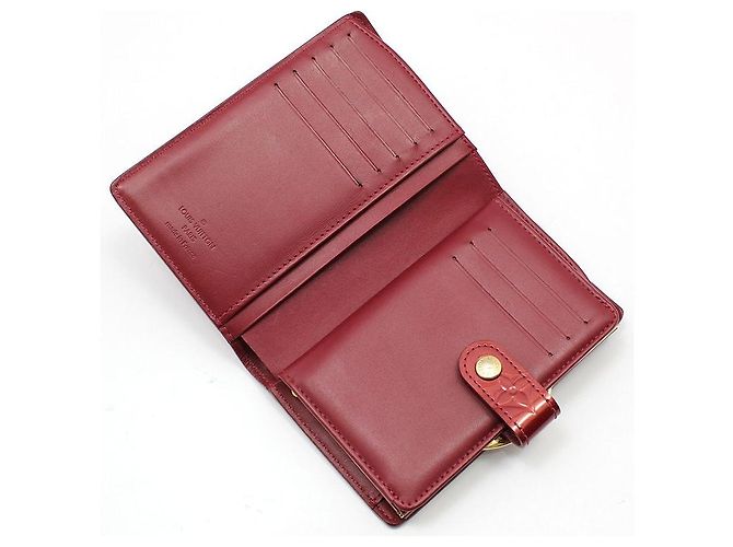 Louis Vuitton Cartera Monogram Vernis Palm D'Amour Roja - vista 7