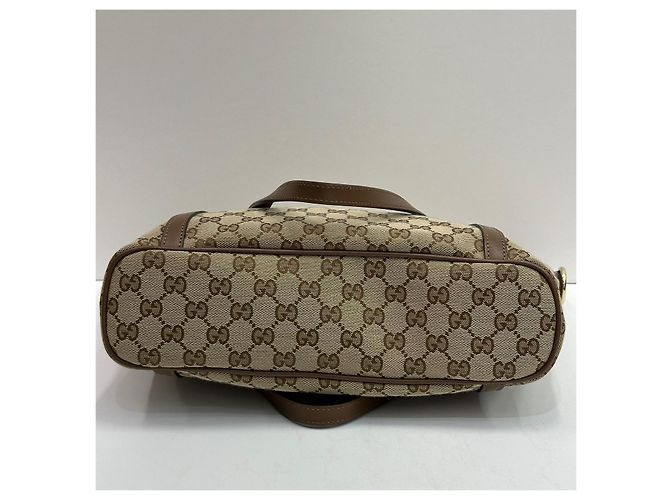 Gucci Borsa a tracolla in jacquard con logo GG e doppia apertura Multicolore - vista 7