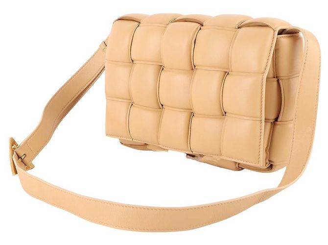 Bottega Veneta Borsa a tracolla Padded Cassette Marrone - vista 2