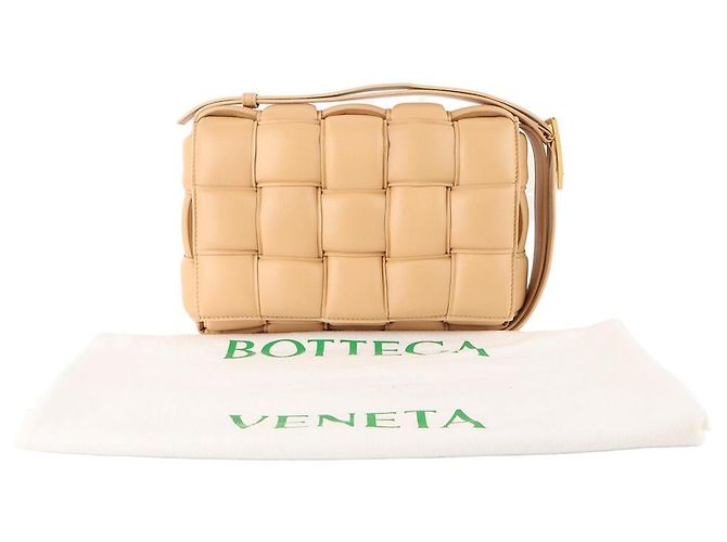 Bottega Veneta Borsa a tracolla Padded Cassette Marrone - vista 8