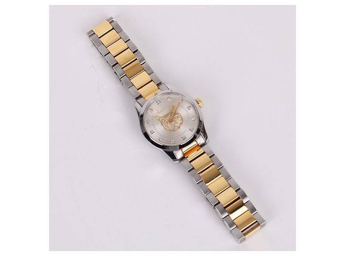 Gucci Cat Watches Diamond Combi Damenuhr Mehrfarben - Ansicht 10