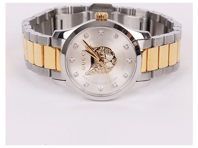 Gucci Cat Watches Diamond Combi Damenuhr Mehrfarben - Ansicht 4