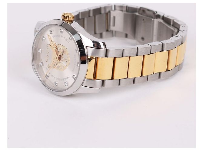 Gucci Cat Watches Diamond Combi Damenuhr Mehrfarben - Ansicht 6