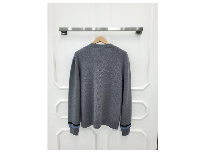 Gucci Argyle-Muster Strickjacke aus Wolle und Kaschmir XXL Mehrfarben - Ansicht 2