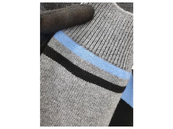 Gucci Argyle-Muster Strickjacke aus Wolle und Kaschmir XXL Mehrfarben - Ansicht 4