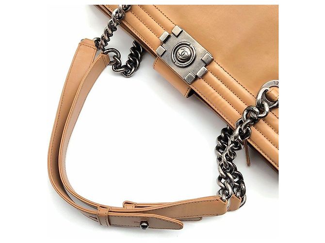 Chanel Borsa a tracolla Boy con catena Arancione - vista 5