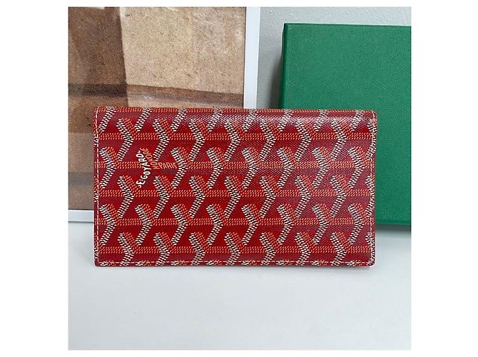 Goyard Cartera Larga Roja - vista 6