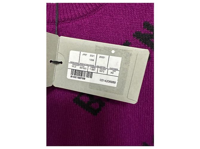 Balenciaga Suéter de malha oversized com logo Preto - vista 7