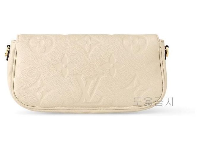 Louis Vuitton Clutch Portafoglio con Catena Ivy Cream da Donna Arancione - vista 5