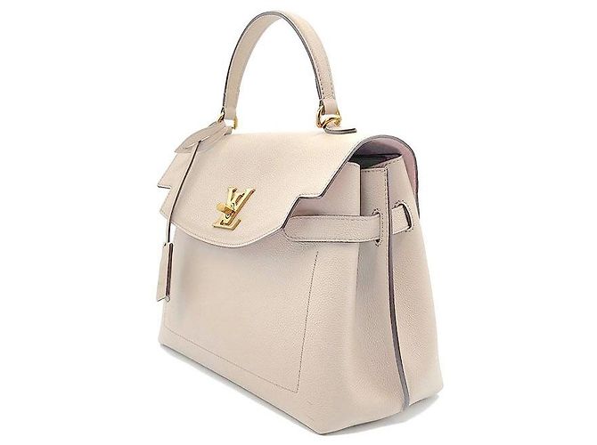 Louis Vuitton Lockme Ever MM Bianco - vista 2