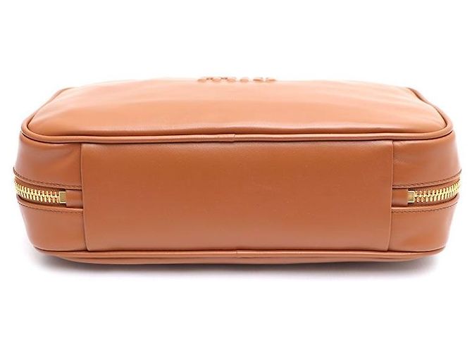 Miu Miu Bolso Tote de Asa Superior de Cuero y Bolso de Hombro Tamaño Mediano Castaño - vista 8