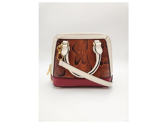 Horsebit 1955 Gucci Mini sac Horsebit Python Multicolore - vue 6