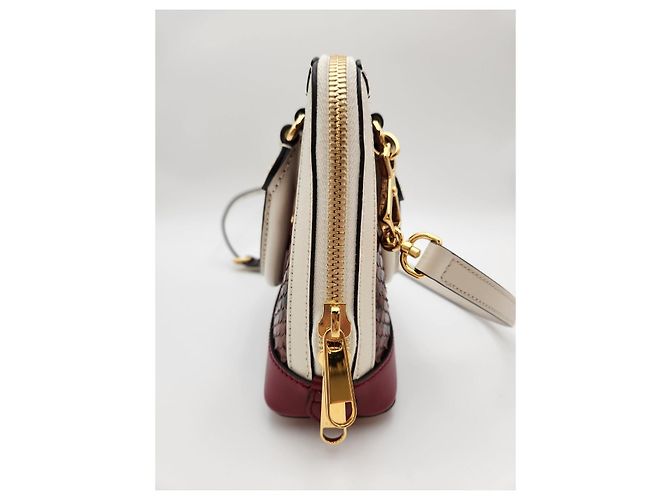 Horsebit 1955 Gucci Mini sac Horsebit Python Multicolore - vue 7