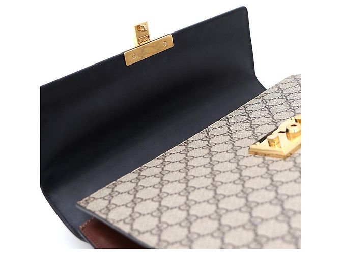 Padlock Gucci Borsa Tote con manico superiore e lucchetto Marrone - vista 8
