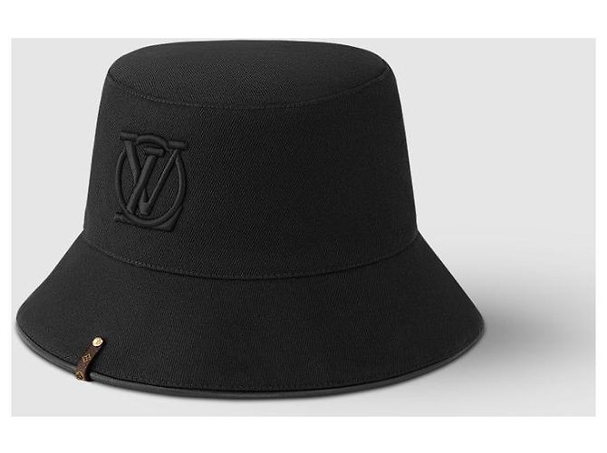 Louis Vuitton City Bucket Hat Monogram Schwarz - Ansicht 2