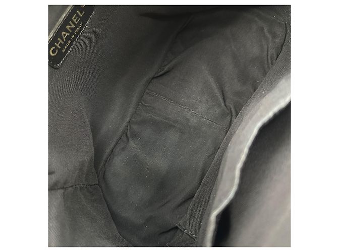 Chanel Borsa a spalla quadrata in caviar Nero - vista 8