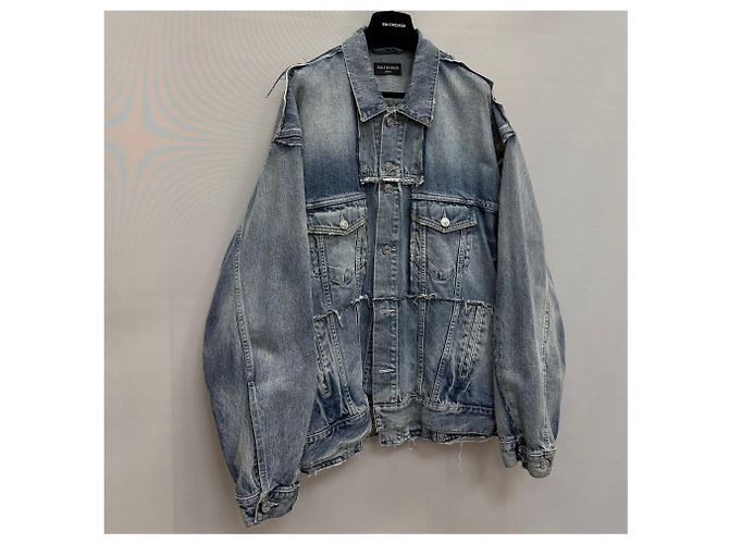 Balenciaga Cut-Up Denim Jacket Mehrfarben - Ansicht 3