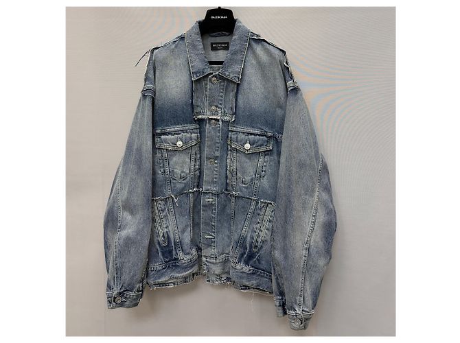 Balenciaga Cut-Up Denim Jacket Mehrfarben - Ansicht 4