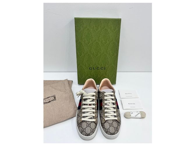 Gucci Ace GG Supreme Women's Sneakers - view 2