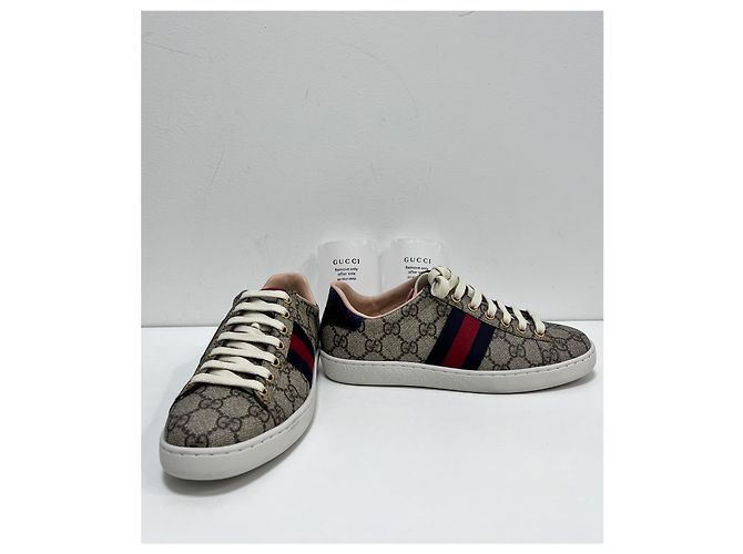 Gucci Ace GG Supreme Women's Sneakers - view 3