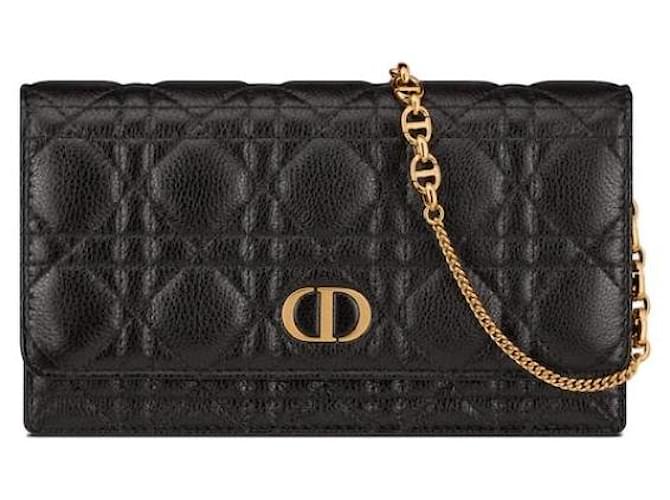 Dior Borsa a Spalla Caro Chain Nero - vista 2
