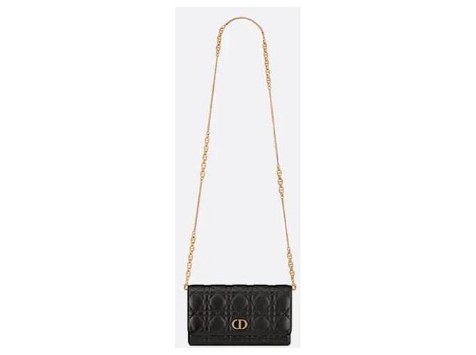Dior Borsa a Spalla Caro Chain Nero - vista 3