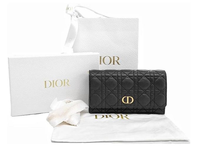 Dior Borsa a Spalla Caro Chain Nero - vista 9