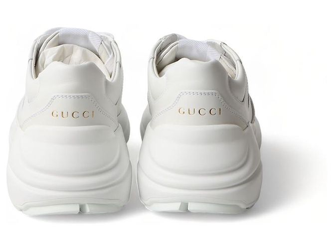 Gucci Ryton Sneaker mit gewebtem Logo Weiß - Ansicht 5
