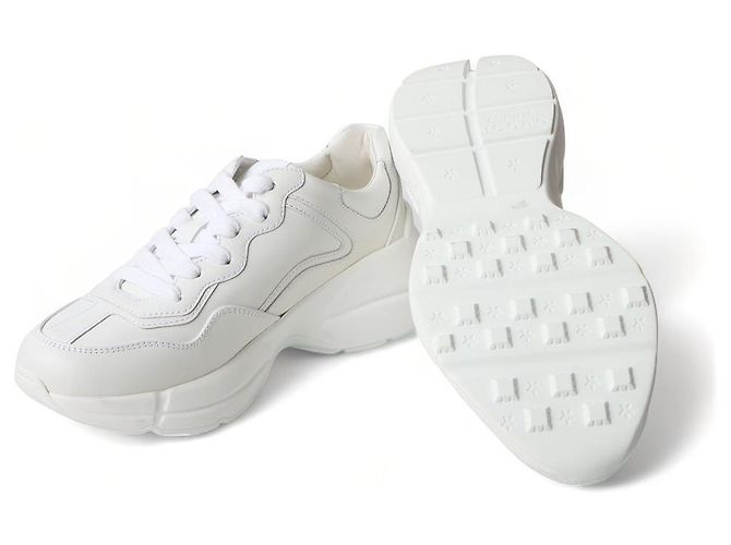 Gucci Ryton Sneaker mit gewebtem Logo Weiß - Ansicht 6